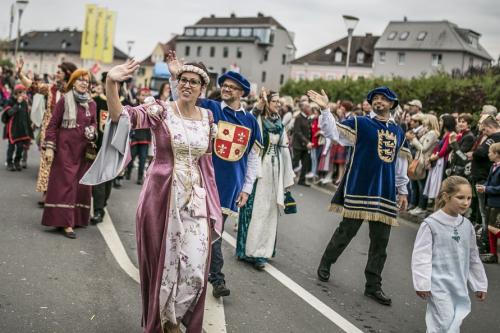 Feiern auf der Burg